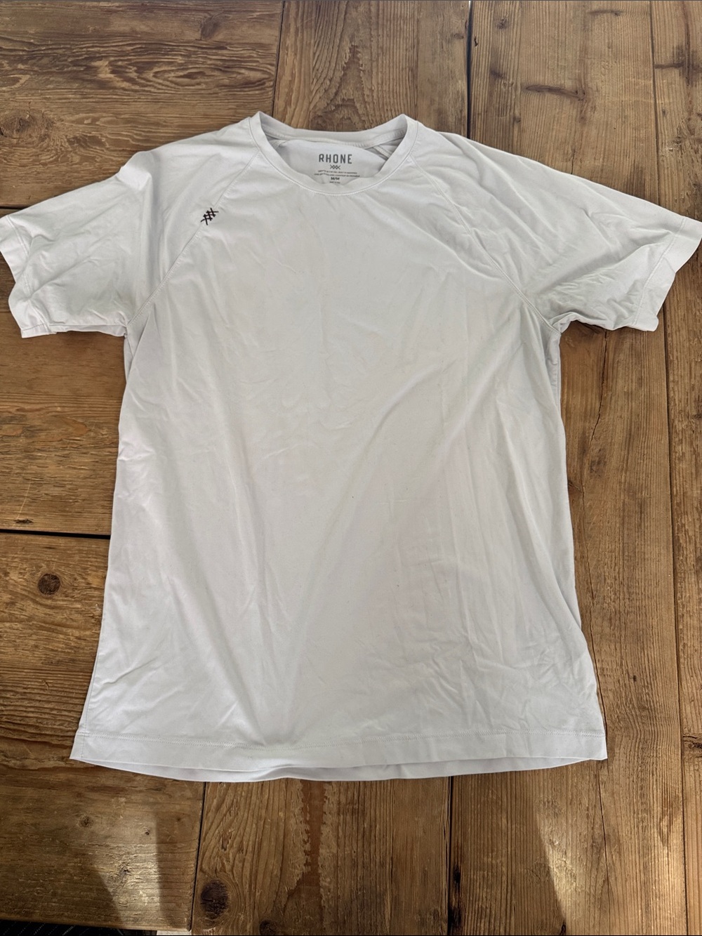 RHONE Lt Gray Short Sleeve Performance Tee